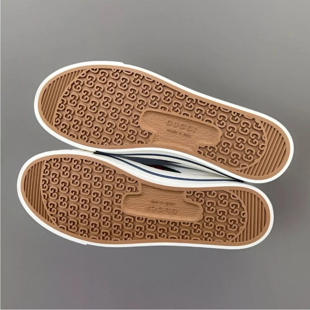 Gucci Tennis 1977 Women GG 625787 Monogram Sylvie Fabric Logo Sneakers EU 41 - Picture 7 of 12